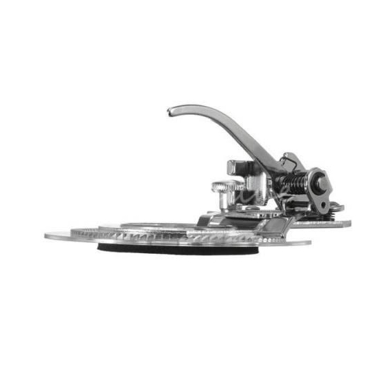 SINGER Flower Stitch Presser Foot | Create Flower-Like Circle Design | Perfect for Appliqué, Covered Buttons, and Fabric Embellishments | Adjustable Sizes | Compatible with Low-Shank Sewing Machines