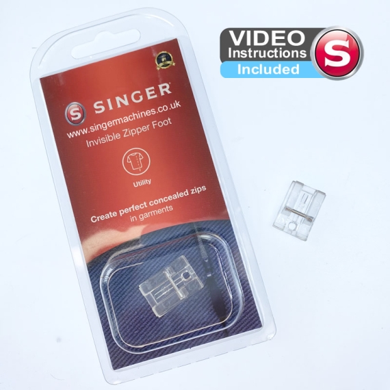 Invisible Zipper Foot By Singer with Video Instructions Singer Machines Ltd