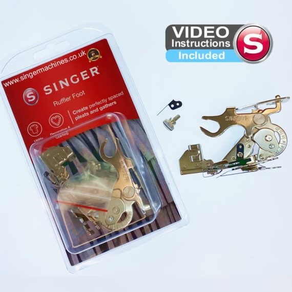 Ruffler Foot Attachment By Singer with Video Instructions Singer