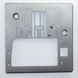 Metal needle plate Drop&Sew type