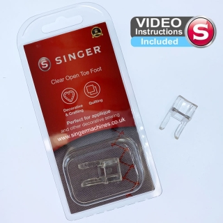 Genuine Singer Invisible Zipper Foot with Video Instructions
