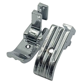 Double sided 1/8" piping foot