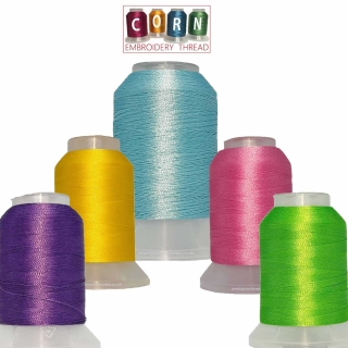 CORN embroidery thread, Choose from over 60 colours.