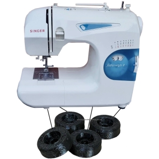 Singer Featherweight 117-118 Base Feet Pack of 4