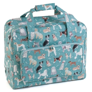 Blue Dog Sewing Machine Bag