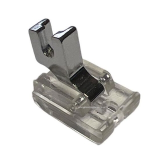 Invisible foot for inserting concealed zips