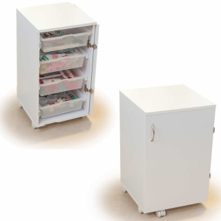 Horn 906 Rolla Storage Unit Closed and Open