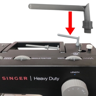 Foldable spool pin