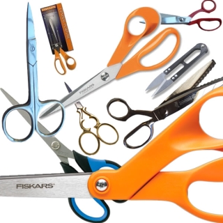 A good choise of scissors to suit all needs