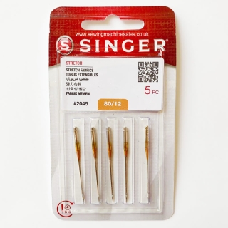 Ball point sewing machine needles for knits and stretch
