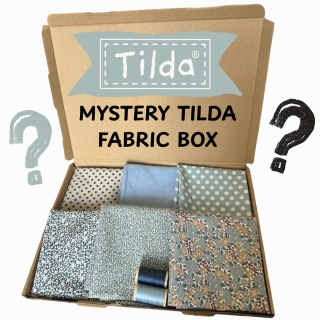 Mystery Tilda Box including 6 Fat Quarters + 2 Coats Cotton Threads