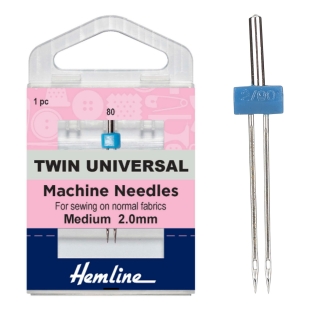 2 mm twin sewing machine needles