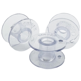 HONEYSEW 15-Pack Plastic Bobbins For Singer 1425N, 1425U, 600E & More – #163131
