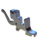 Foot holder for top loading machines