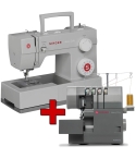 Singer Heavy Duty Sewing Machine and Overlocker Combo