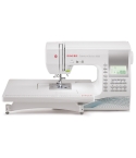 Singer Quantum Stylist 9960 sewing machine with emtension table