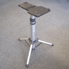 Adjustable height steam press stand
