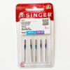Singer Sewing Machine Needles Jeans Denim Point Size 90/100 (5-Pack)