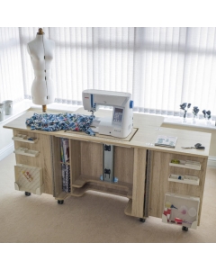 The Gemini XL sewing machine cabinet