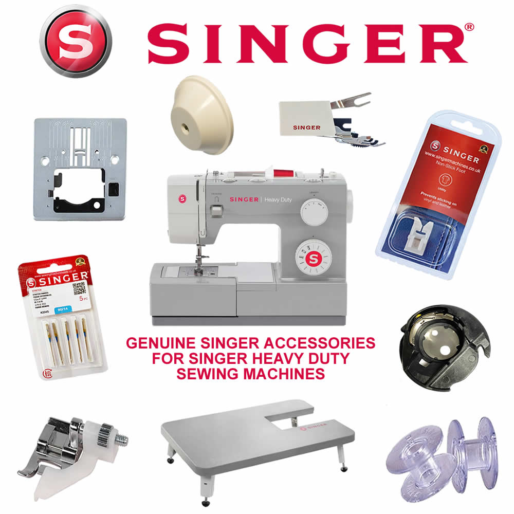 Singer sewing machine + accessories