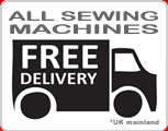 Free delivery on Sewing machines and orders over £30