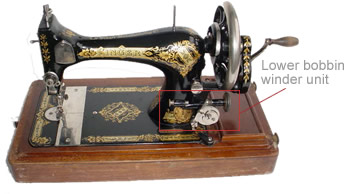 Machine date singer Singer Featherweight